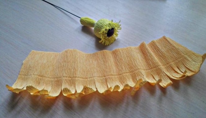 cách làm hoa hướng dương bằng giấy đơn giản