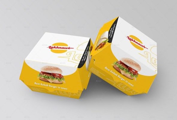 hộp giấy đựng hamburger