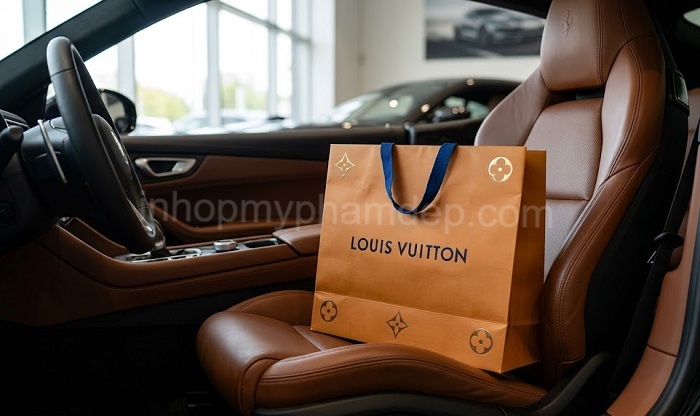 Mẫu túi giấy LV - 12