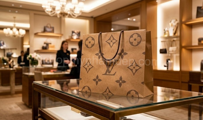 Mẫu túi giấy thời trang thương hiệu LV (Louis Vuitton) - 15