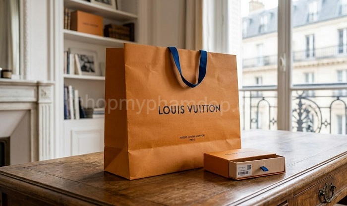 Mẫu túi giấy thời trang thương hiệu LV (Louis Vuitton) - 17