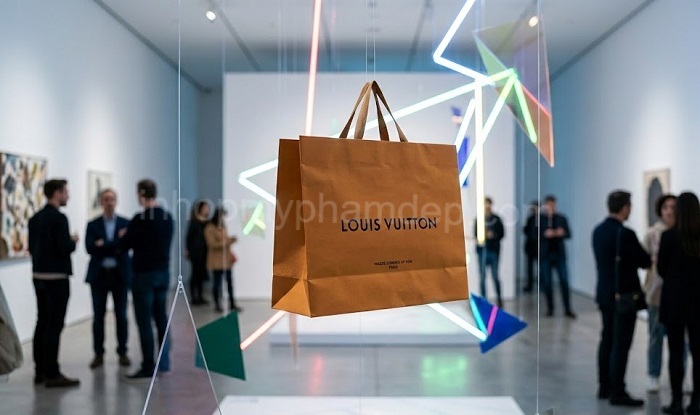 Mẫu túi giấy thời trang thương hiệu LV (Louis Vuitton) - 19