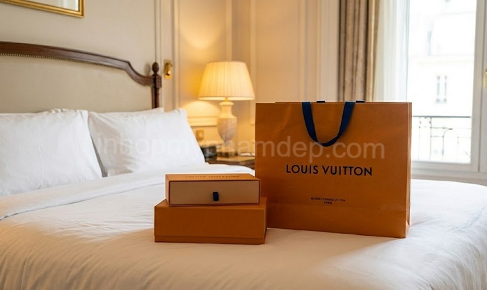 Mẫu túi giấy thời trang thương hiệu LV (Louis Vuitton) - 21