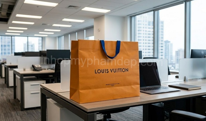 Mẫu túi giấy thời trang thương hiệu LV (Louis Vuitton) - 23
