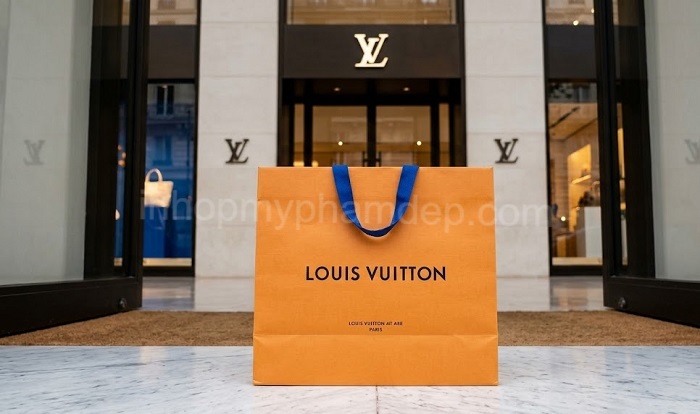 Mẫu túi giấy thời trang thương hiệu LV (Louis Vuitton) - 24